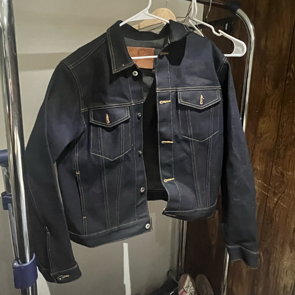 (New) Naked & Famous Denim Jacket - Elephant X
size LARGE